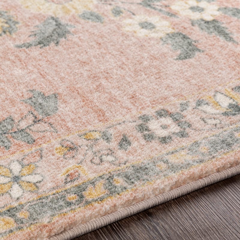Livabliss Arrietty Vintage Floral Oriental Area Rug