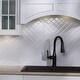 preview thumbnail 5 of 6, Fasade Quilted Gloss White 15-square Foot Backsplash 15 Sq Ft Kit
