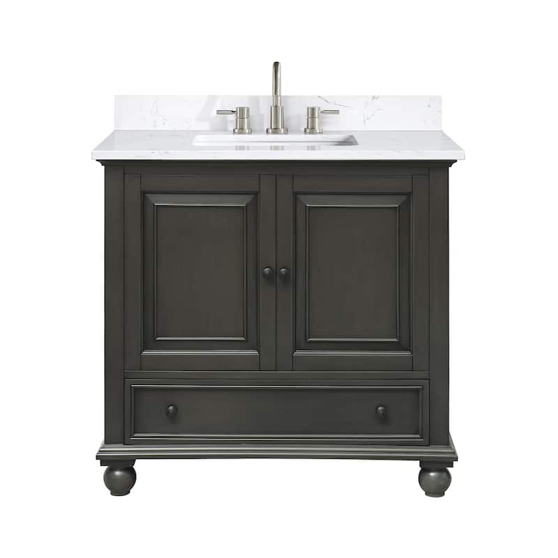 Avanity THOMPSON-VS37-E Thompson 36" Free Standing Single Basin Vanity - Charcoal Glaze