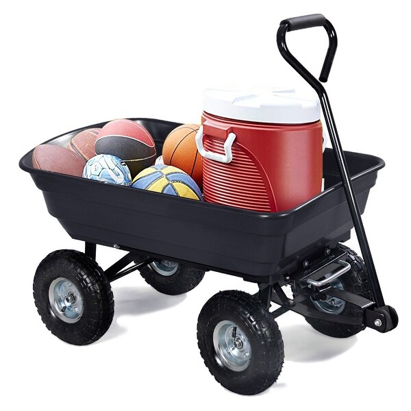 Top Product Reviews For Sunnydaze Utility Cart W Removable Folding