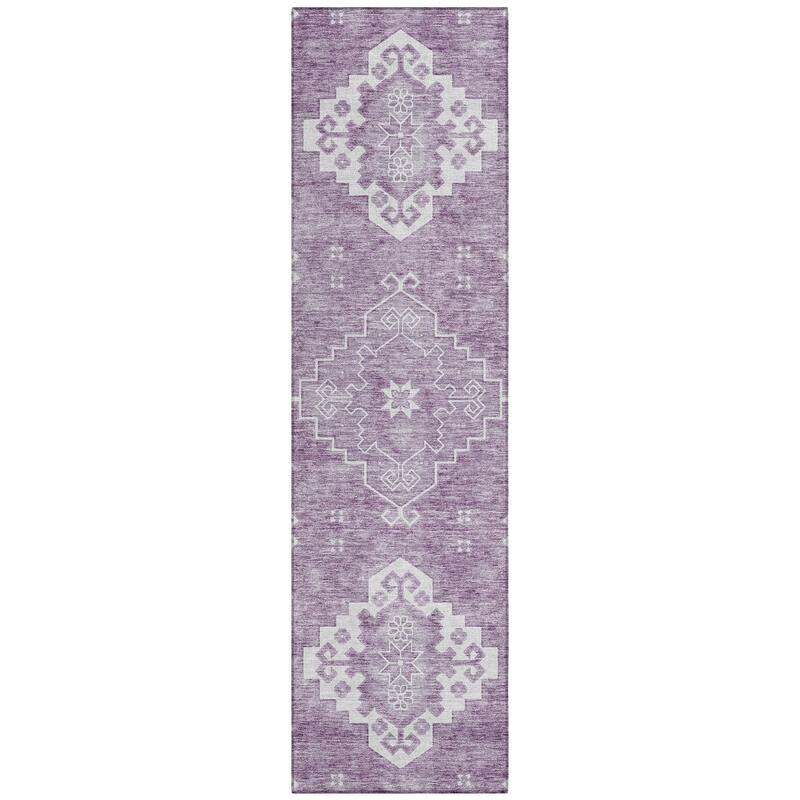 Machine Washable Indoor/ Outdoor Chantille Traditional Boho Rug