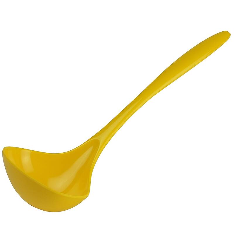 Hutzler 11-Inch Melamine Soup Ladle, BPA Free and Heat Resistant Serving Spoon
