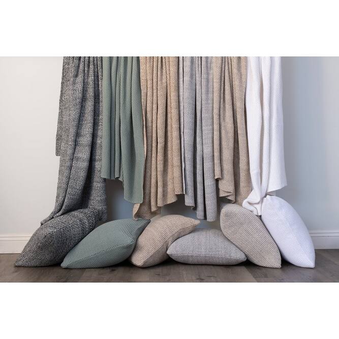 Egan Knitted Coverlet, Stone, King