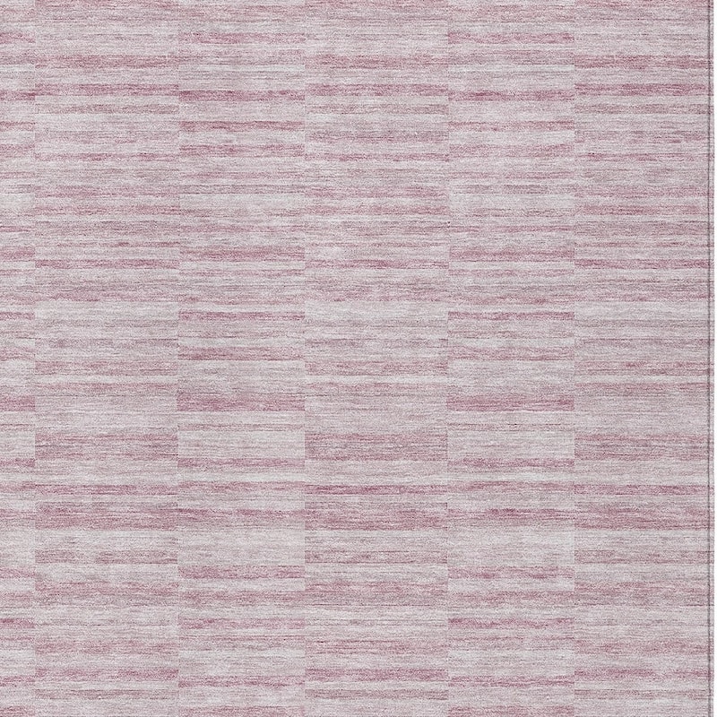 HomeRoots Striped Transitional Rectangle Outdoor Rug