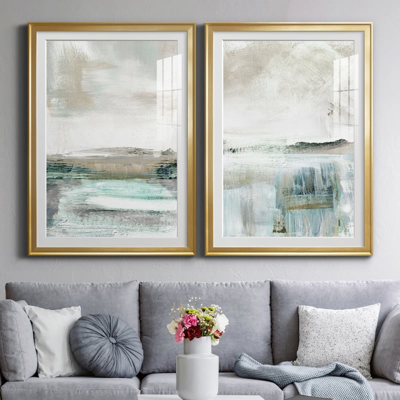 Summer Teal I Premium Framed Print - Ready to Hang