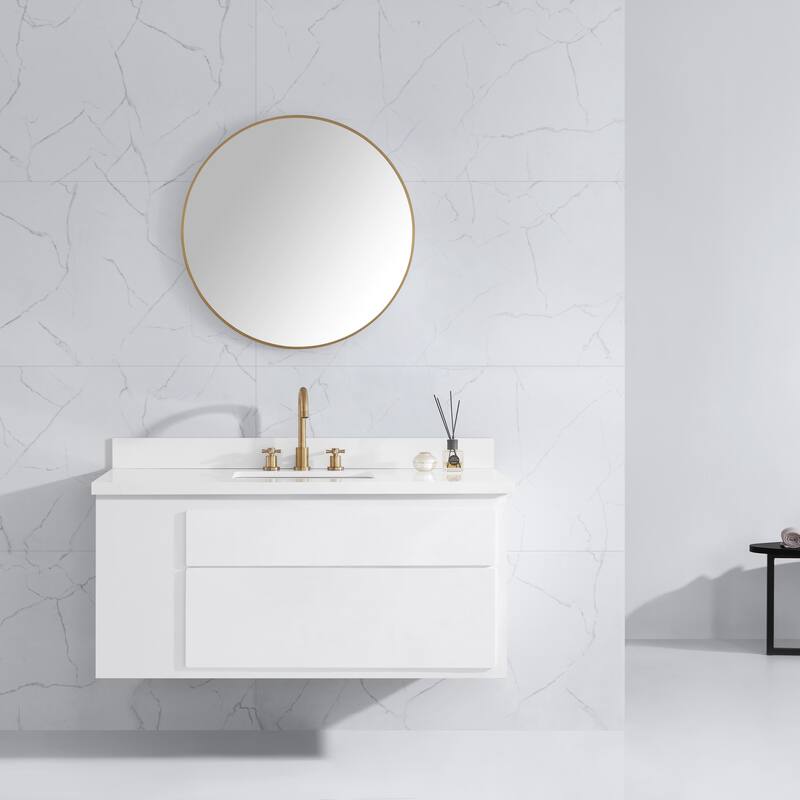 Avanity Avon Wall Mounted Mirror with Stainless Steel Frame