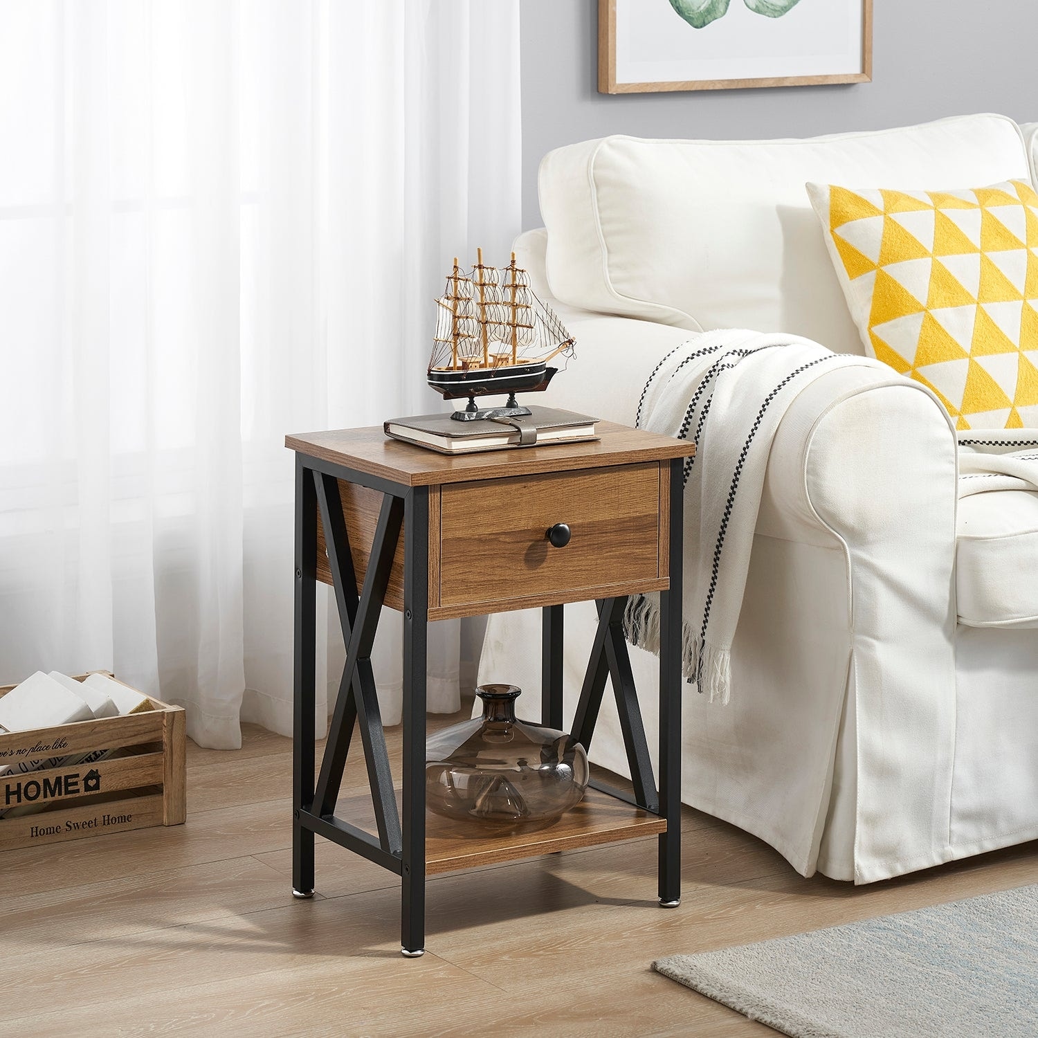 Manor park set of store 2 modern 3 drawer nightstand