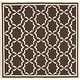 preview thumbnail 44 of 107, SAFAVIEH Handmade Flatweave Dhurries Valarie Modern Moroccan Wool Rug 6' Square - Chocolate/Ivory - Square