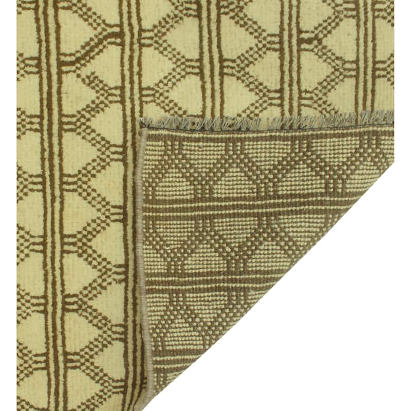Balochi Cordell Brown/Ivory Rug - 3'3" x 4'9"