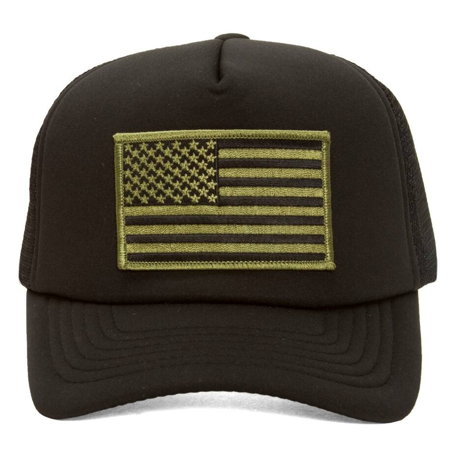 USA Flag Trucker Hat - Patriotic American Cap Baseball Cap for Men Women