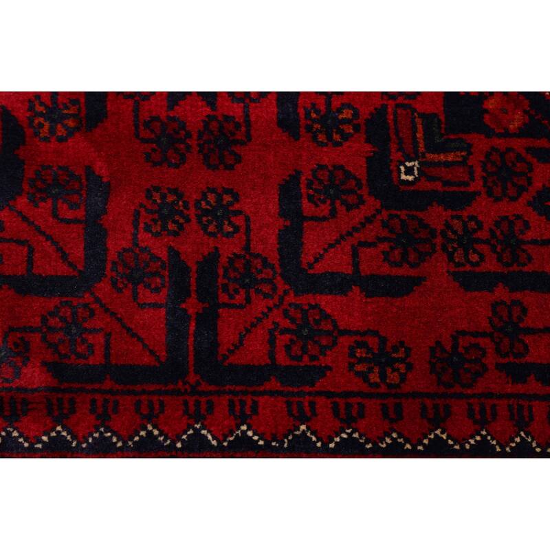 ECARPETGALLERY Hand-knotted Finest Khal Mohammadi Red Wool Rug - 6'8 x 10'1