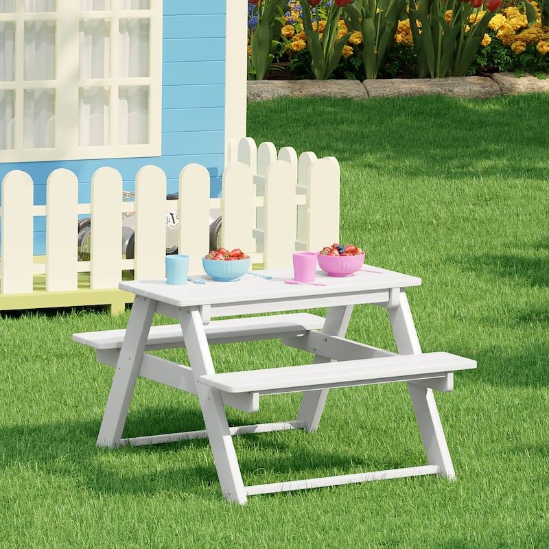 Laguna Kids Outdoor Poly Picnic Table