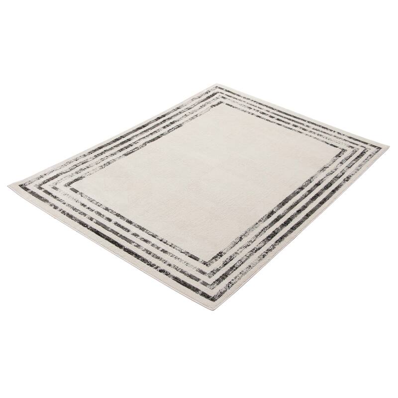 ECARPETGALLERY Pietra Ivory Casual Rug