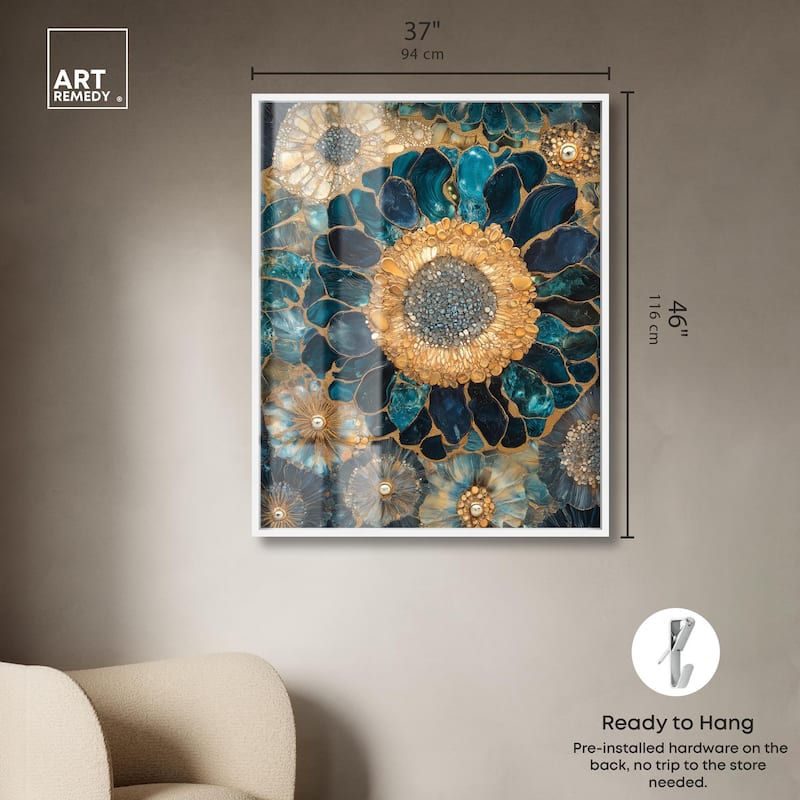 Opulent Geode II Shadowbox by Art Remedy