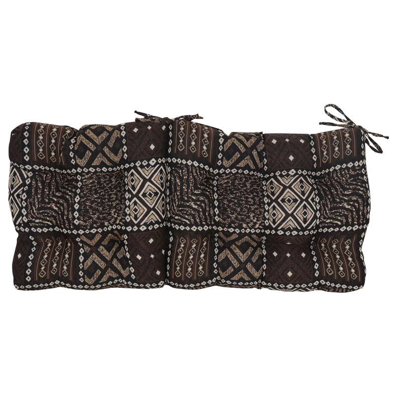 Tapestry Tufted Seat/Back Chair Cushion (Multiple Sizes)