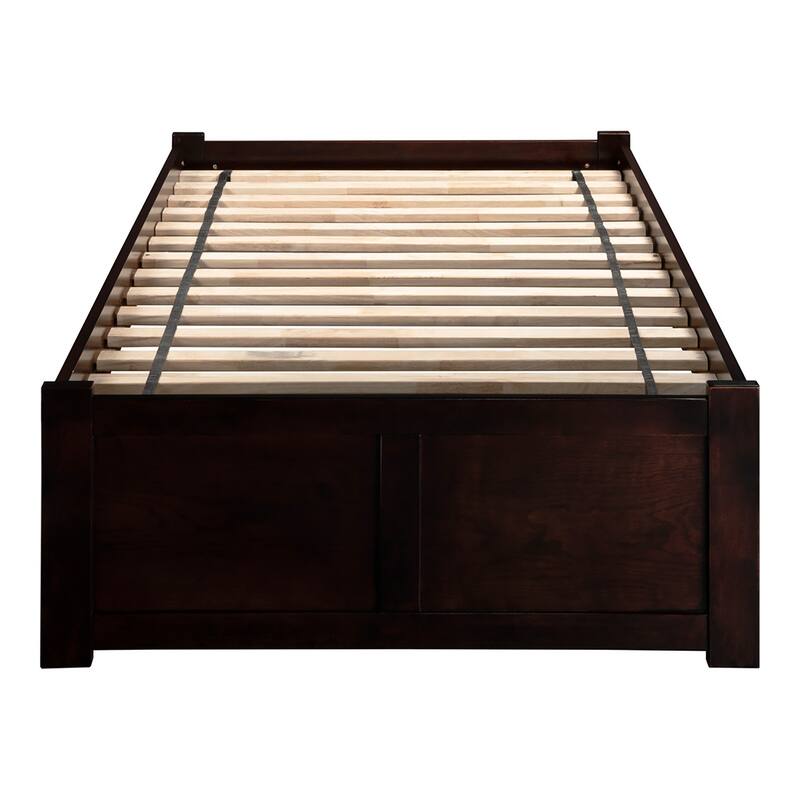 Platform Bed with Drawers & Charger - Modern Storage Bed Frame - Underbed Storage Solutions