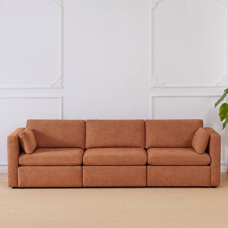 Celia Oversized Modular Sectional Fabric Sofa Set