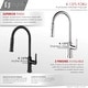 preview thumbnail 9 of 23, STYLISH Solid Stainless Steel Sink Kitchen Faucet, 1 Lever Handle Pull Down Spout Mixer Tap, Stainless Steel Finish