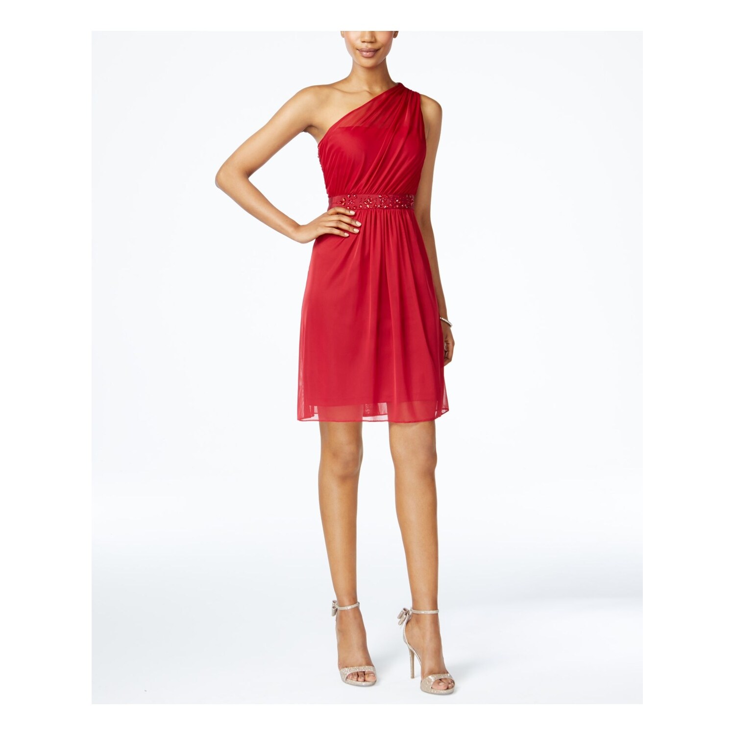 adrianna papell fit and flare dress