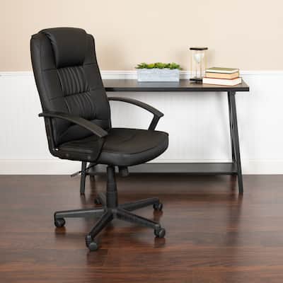Flash Fundamentals High Back Task Chair with Arms - Desk Chair