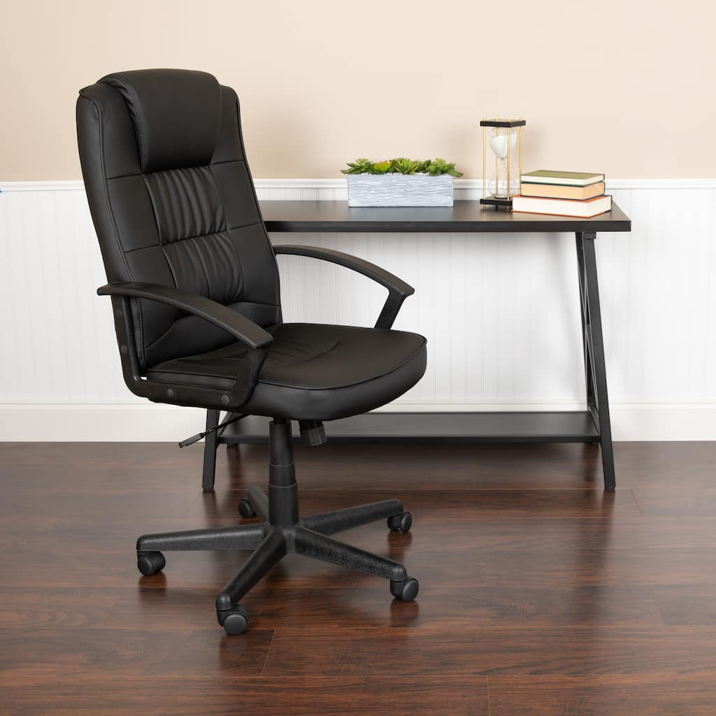 Flash Fundamentals High Back Task Chair with Arms - Desk Chair