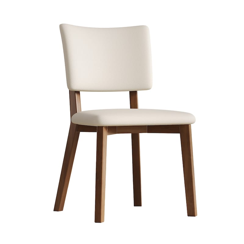 Solid Wood Dining Chair Set Of 2 Pieces, Modern Wooden-Legged Dining Chair, Suitable For Dining Room, Kitchen And Living Room