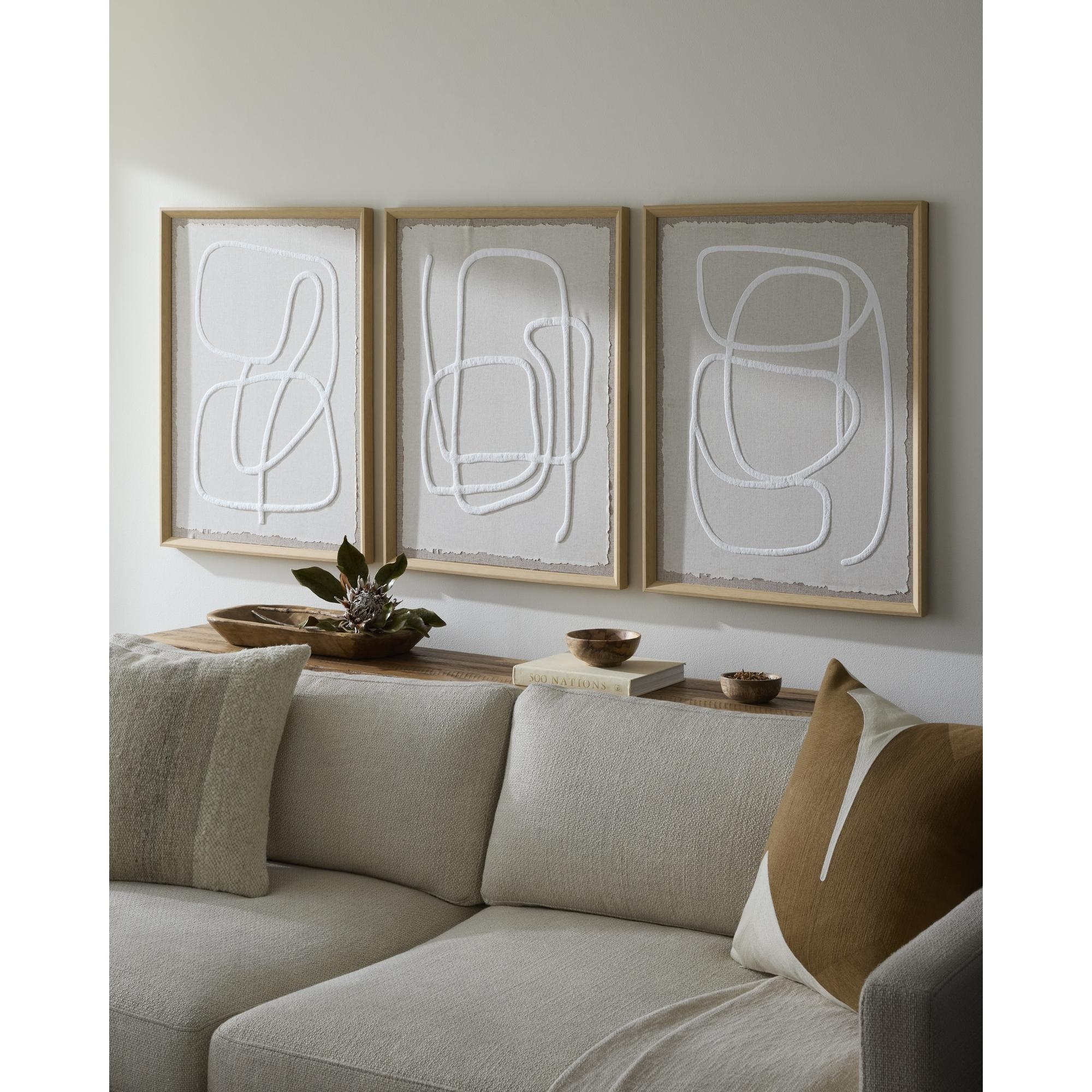 Livabliss Lines Modern Framed Art Set of 2