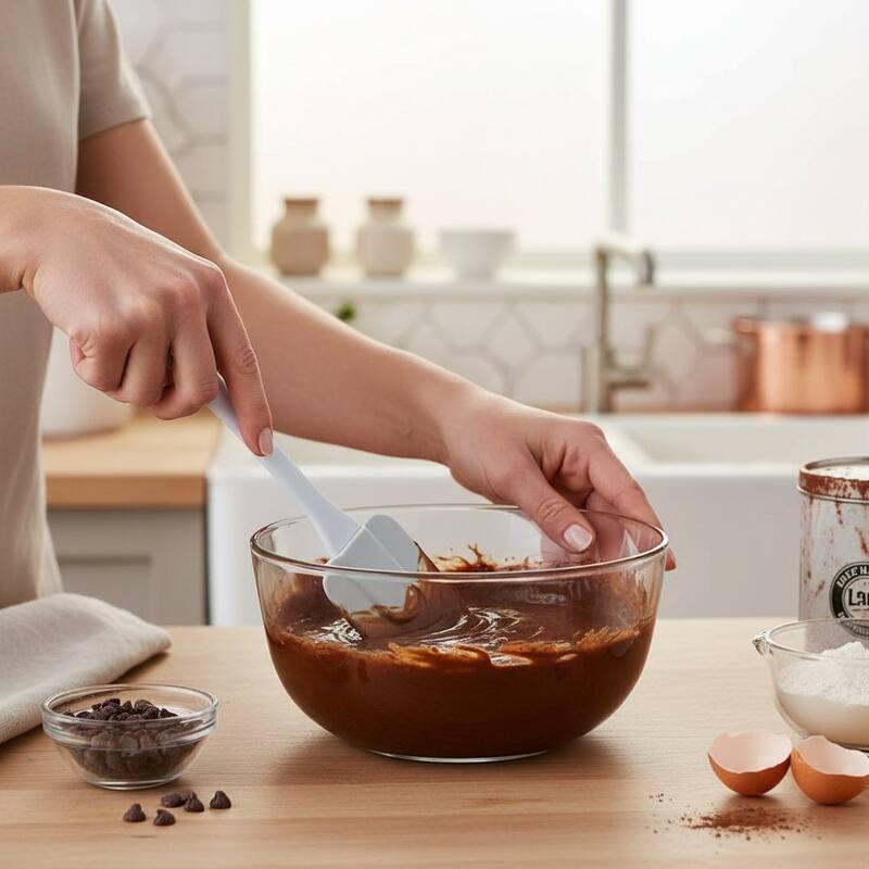 Chef Craft 13.5 Inch Jumbo Bowl Scraper Baking Spatula, White