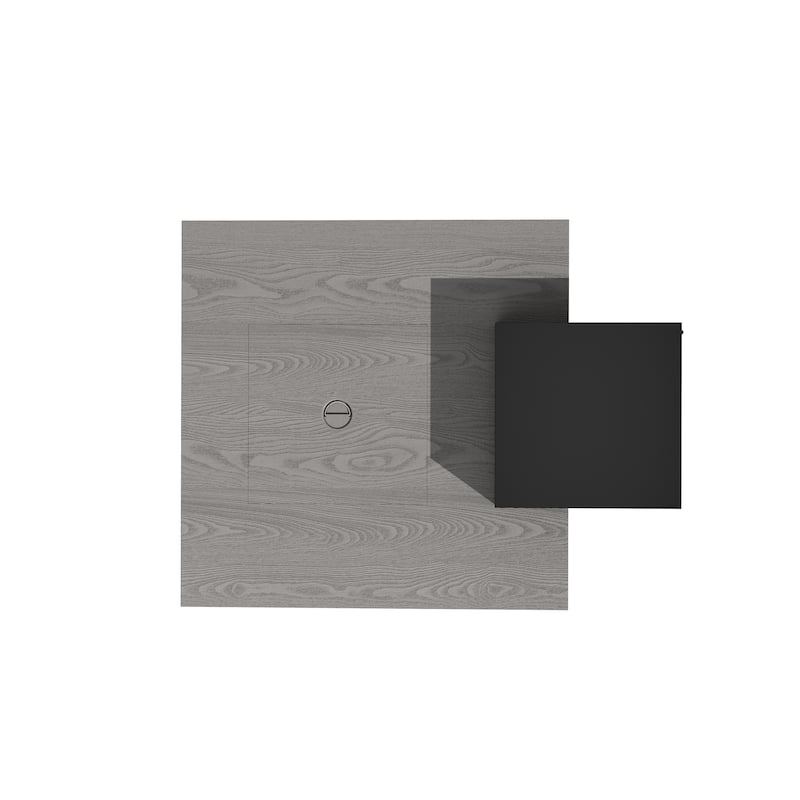 50,000 BTU Propane Fire Pit Table with Hidden Tank Storage, Outdoor Gas Fire Table with Zinc-Aluminum Top, Patio Fire Table