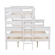 preview thumbnail 20 of 21, Versatile Bunk Bed Wood Twin XL over Queen Bunk Bed with Ladder