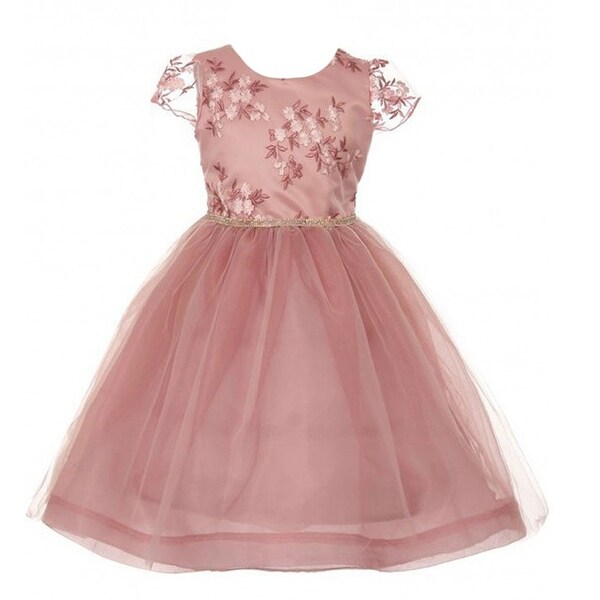 mauve baby dress