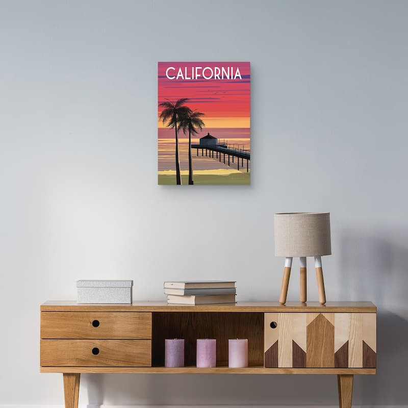 California Canvas Art Print