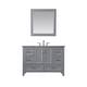 preview thumbnail 34 of 110, Altair Isla Single Bathroom Vanity Set and Aosta White Countertop with Mirror