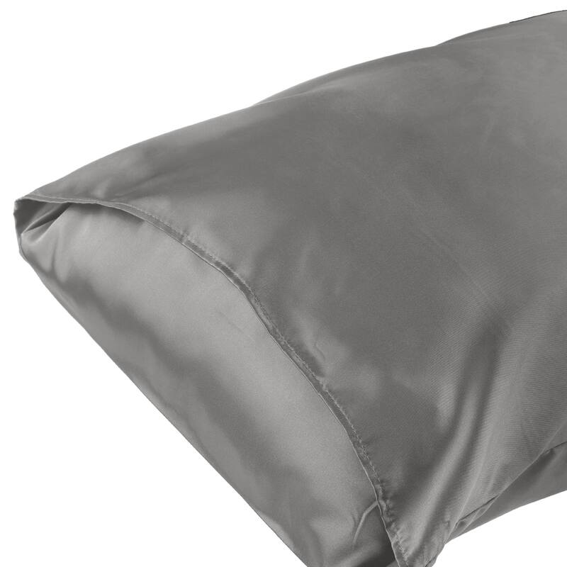 Satin Comfortable Envelope Closure Standard Pillowcase 2 Pcs