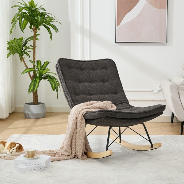 Rocking chaise lounge indoor discount