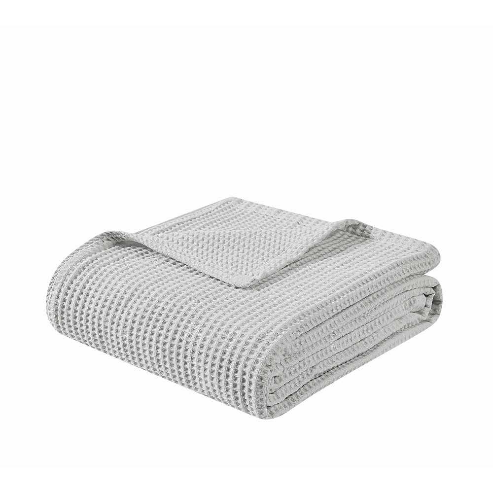 The Farmhouse by Rachel Ashwell Cotton Waffle Blanket and Throw