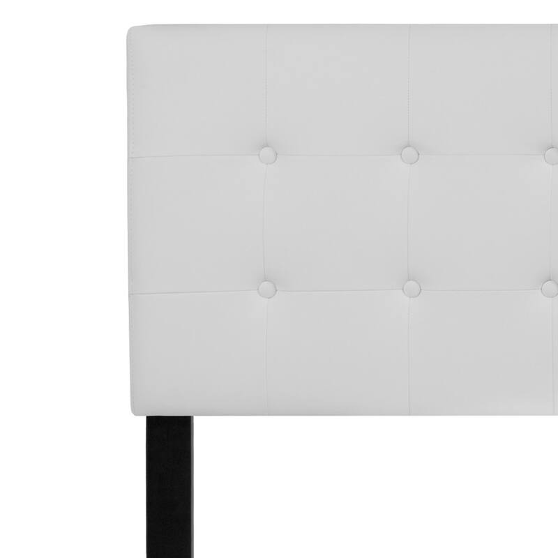 Button Tufted Upholstered Headboard
