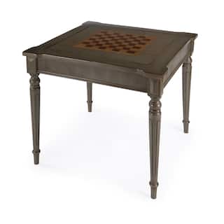 Butler Vincent Silver Satin Multi Game Table