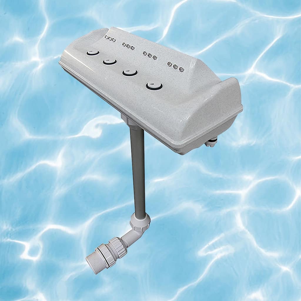 LED Lighted Cascade Waterfall Swimming Pool Fountain - 17"