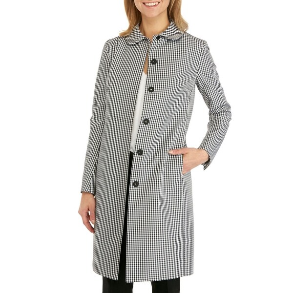 Anne Klein Womens Peter Pan Collar Capitol Hill Topper 0 Black/White Anne. Opens flyout.