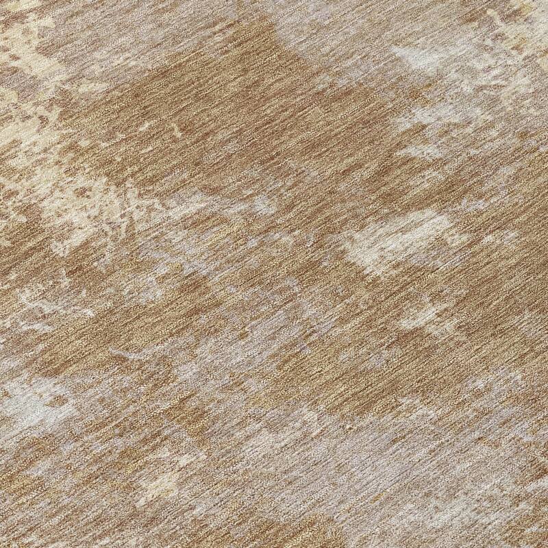 Machine Washable Indoor/ Outdoor Chic Modern Chantille Rug