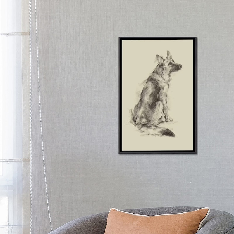 iCanvas "Puppy Dog Eyes V" by Ethan Harper Framed