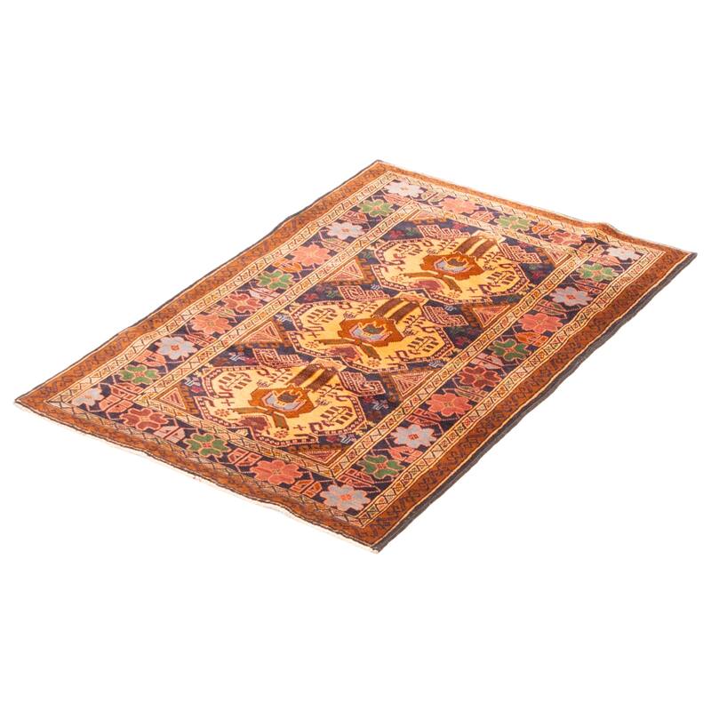 Teimani Brown Rug 2'10" x 4'2" - 2'10 x 4'2