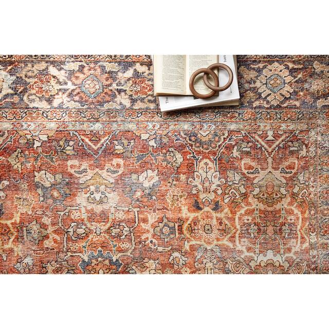 Alexander Home Isabelle Vintage Border Printed Area Rug On Sale