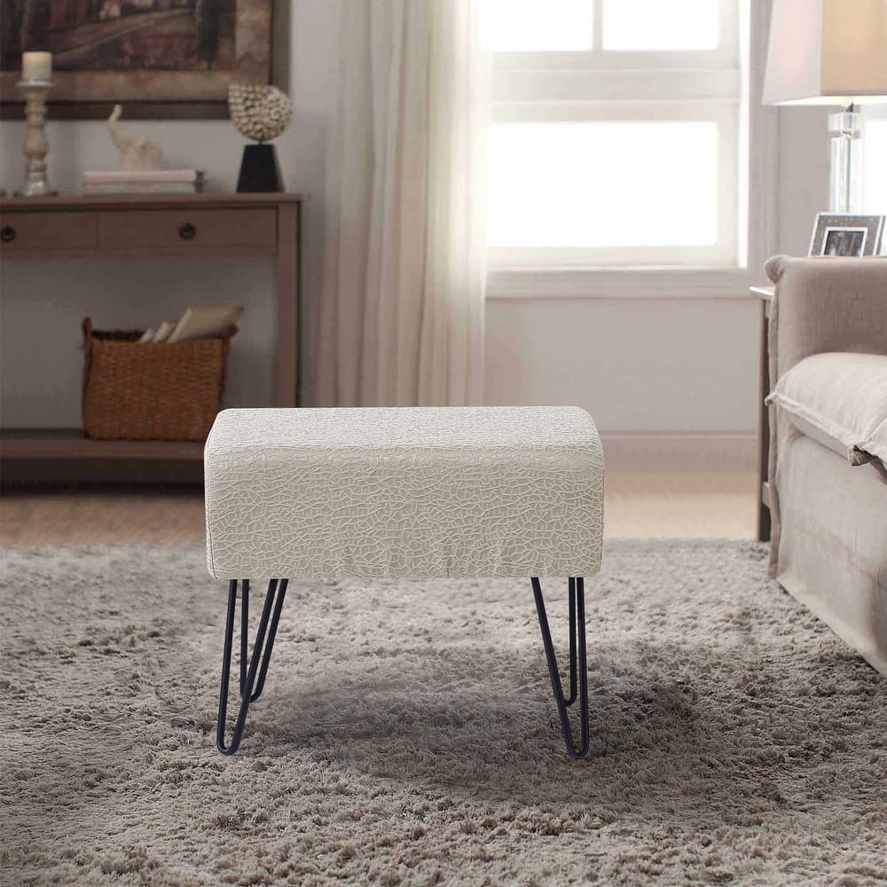 Serenta Jacquard Retro Ottoman