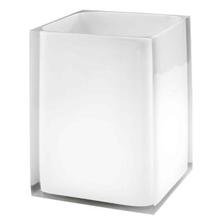 Izod Marina White Wastebasket