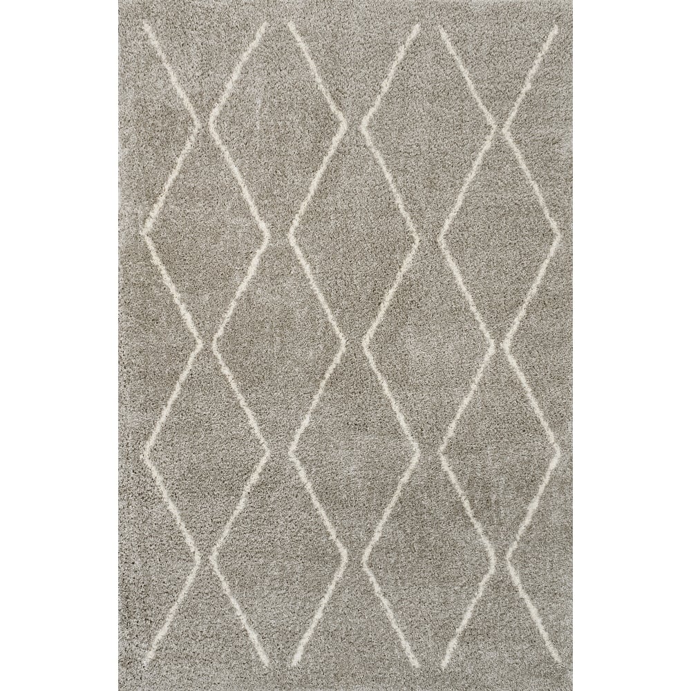 JONATHAN Y Petra Moroccan Diamond Shag Area Rug