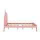 preview thumbnail 5 of 6, Full Size Platform Bed with Unicorn Headboard - Enchanting and Functional