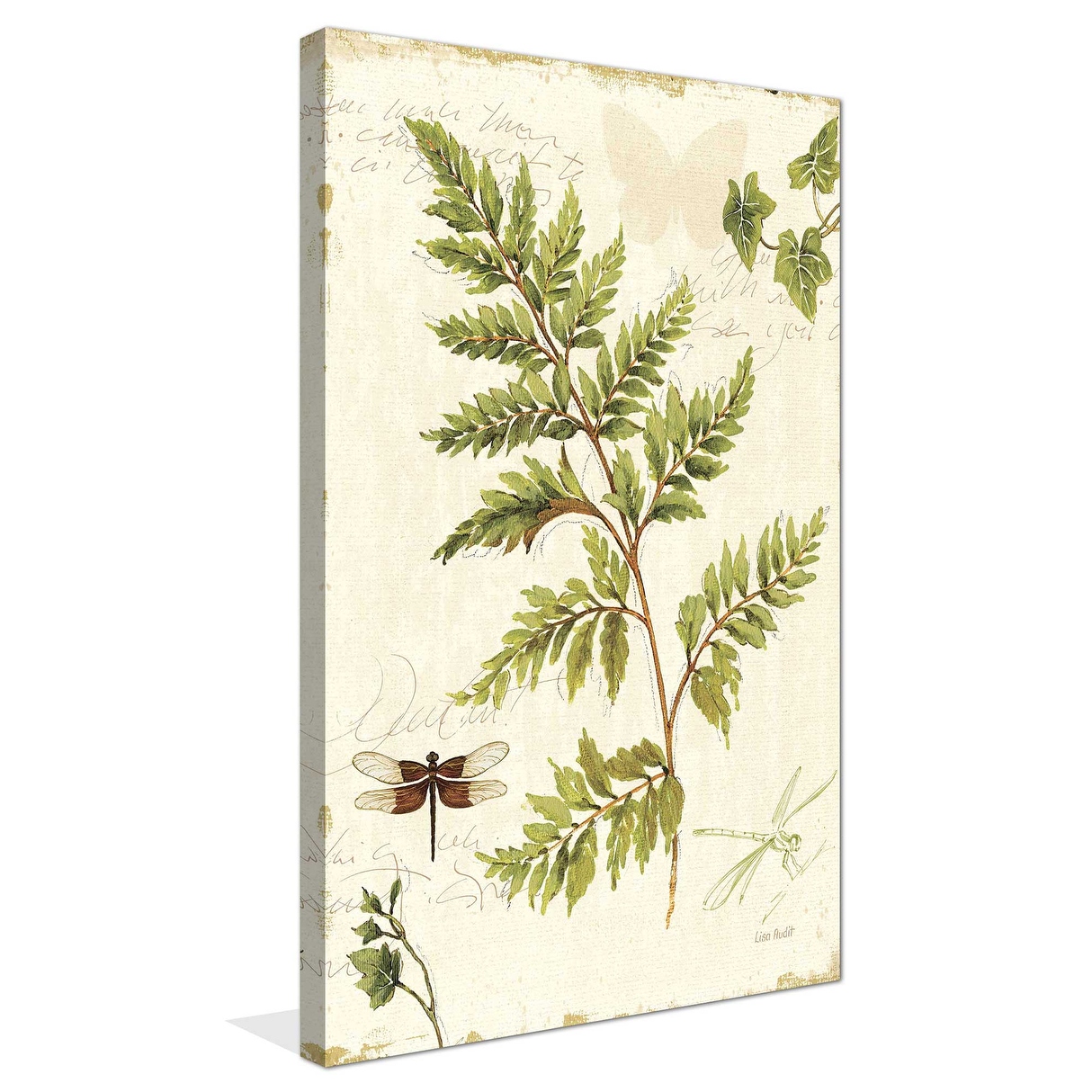  ivies and ferns i crop vertical print on canvas bed bath beyond