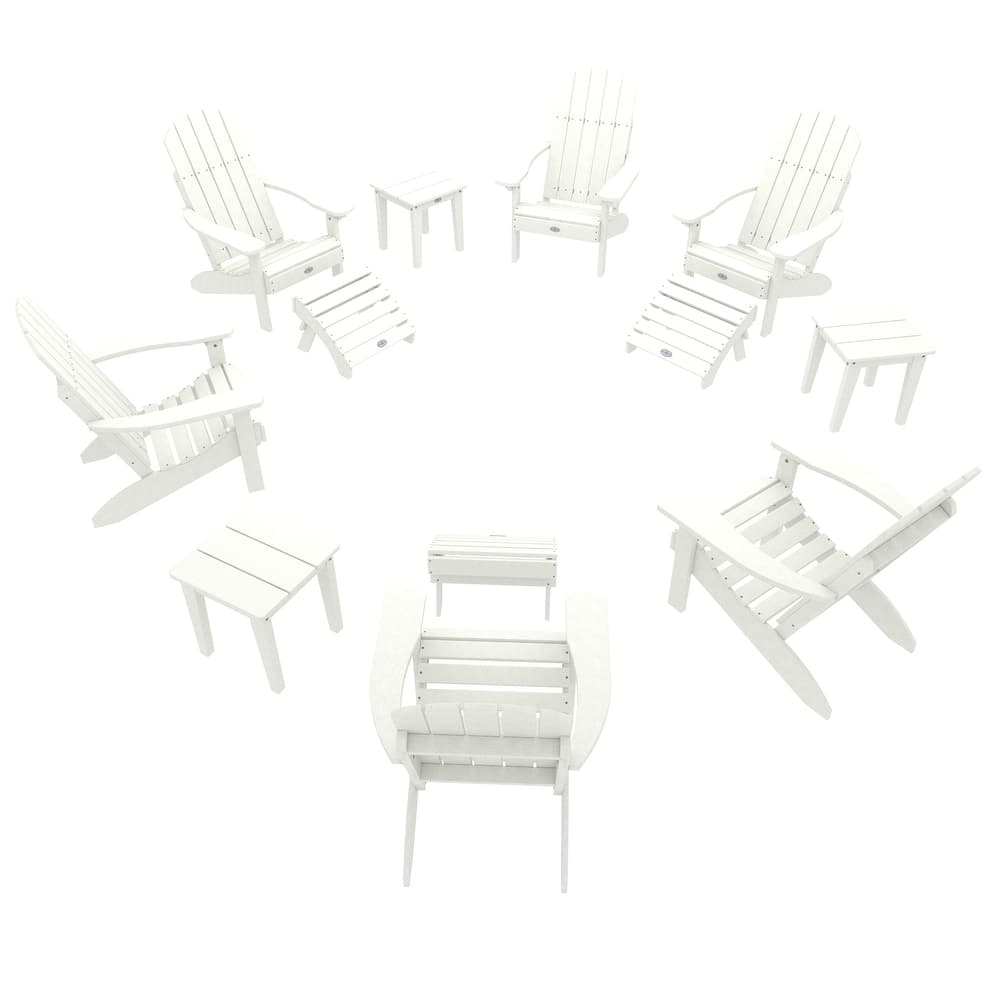 BAHIA VERDE OUTDOORS 12-Piece Adirondack Conversation Set